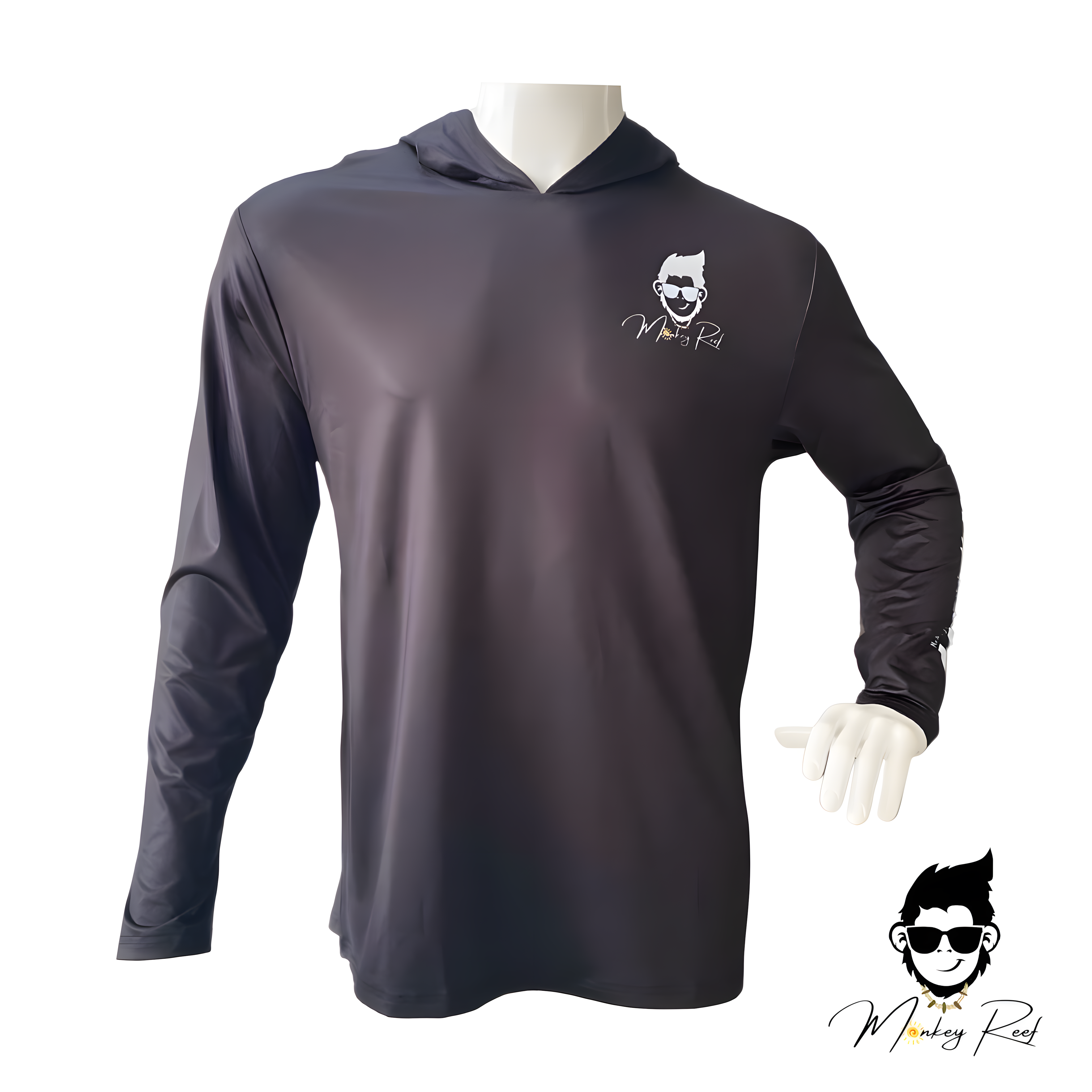 Long sleeve hoodie (Black)