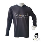 Long sleeve hoodie (Black) - Parguera edition